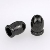 Концевик наконечник для шнура металлический 5187 темный никель
